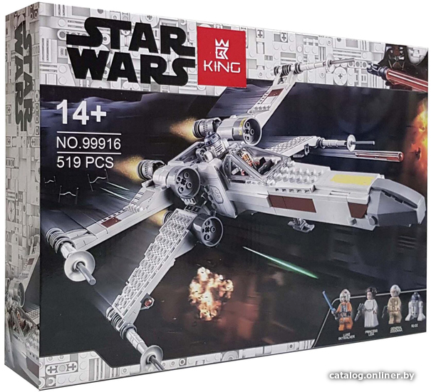 

Конструктор King Star Wars 99916 Истребитель типа Х Люка Скайуокера