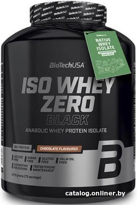 

Протеин сывороточный (изолят) BioTech USA Iso Whey Zero Black (2270 г, шоколад)