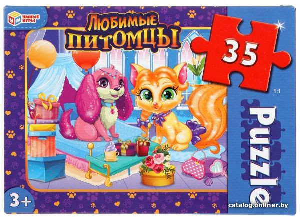 

Мозаика/пазл Умные игры Макси-пазлы Любимые питомцы 4680107918086