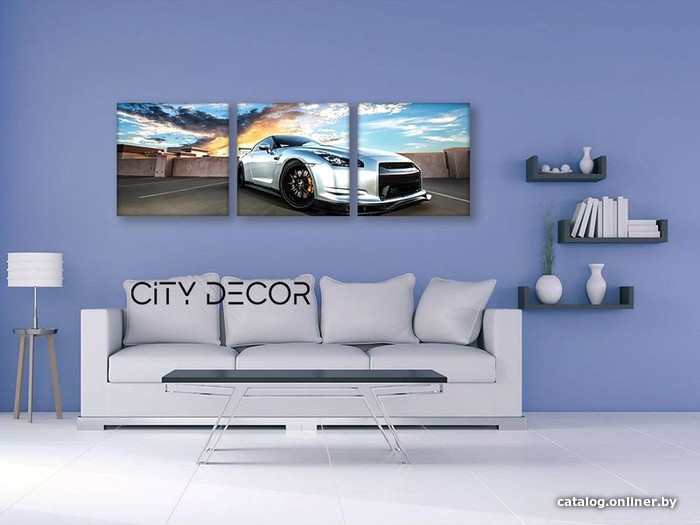 

Модульная картина Citydecor Транспорт 3.29 37x117 см