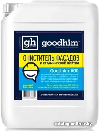 

Средство после ремонта Goodhim 600 Концентрат для фасадов 1:5 10 л