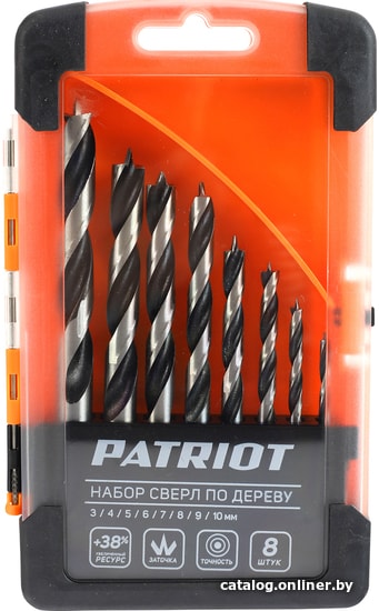 

Набор оснастки Patriot 815010103 (8 предметов)
