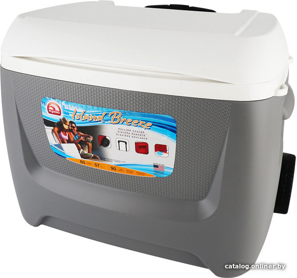 

Термобокс Igloo Island Breeze 60 Roller 00034124 56л (серый/белый)