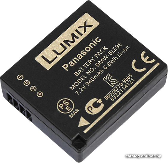 

Аккумулятор Panasonic DMW-BLE9E