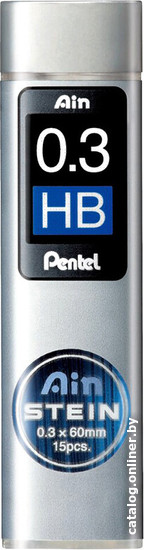 

Набор грифелей для карандаша Pentel Ain Stein C273-HBO (15 шт)