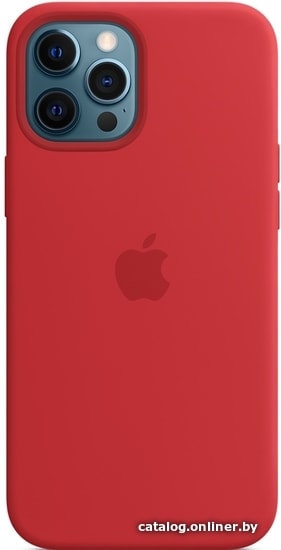 

Чехол для телефона Apple MagSafe Silicone Case для iPhone 12 Pro Max (красный)