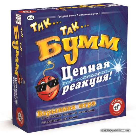 

Настольная игра Piatnik Тик Так Бумм цепная реакция 795299