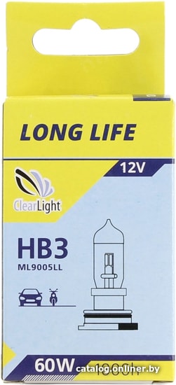 

Галогенная лампа Clear Light Long Life HB3 1шт