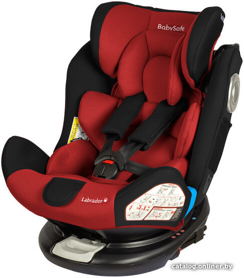 

Детское автокресло BabySafe Labrador (red/black)