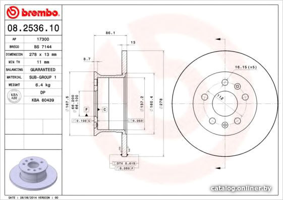 

Brembo 08253610