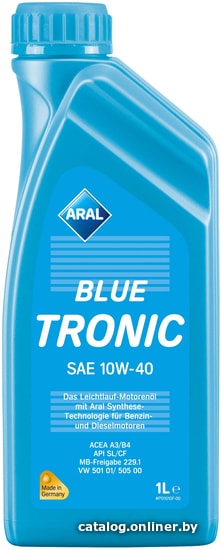 

Моторное масло Aral Blue Tronic SAE 10W-40 1л