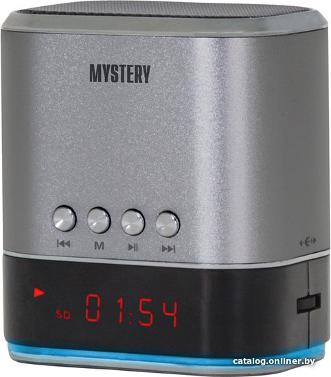 

Портативная колонка Mystery MSP-127 (серебристый)