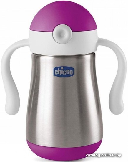 

Поильник Chicco Inox Cup 00006931100000 (237 мл, розовый)