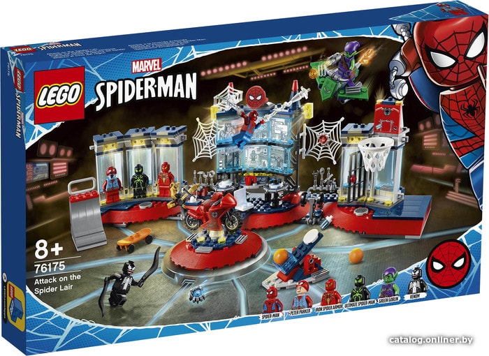 

Конструктор LEGO Marvel Super Heroes 76175 Нападение на мастерскую паука