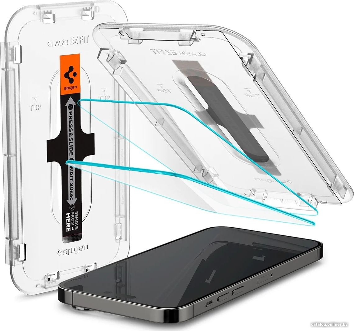 

Защитное стекло Spigen Glass TR EZ Fit для iPhone 14 Pro Max AGL05202 (2шт)