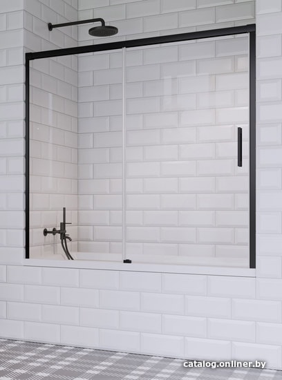 

Стеклянная шторка для ванны Radaway Idea Black PN DWJ 170L