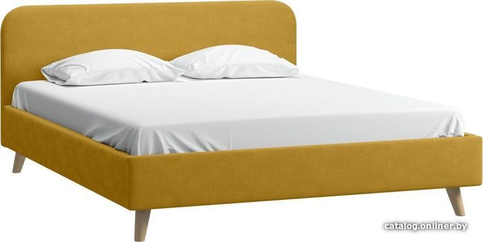 

Кровать Divan Лайтси 180x200 (velvet yellow)