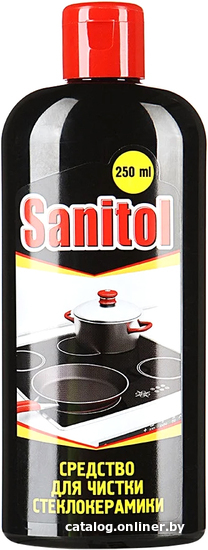 

Средство для стеклокерамики Sanitol Для стеклокерамики (250 мл)