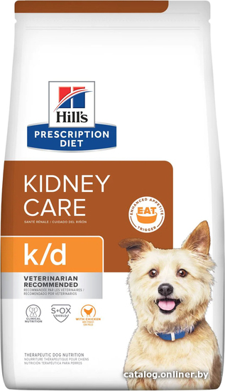 

Сухой корм для собак Hill's Prescription Diet k/d с курицей 2 кг