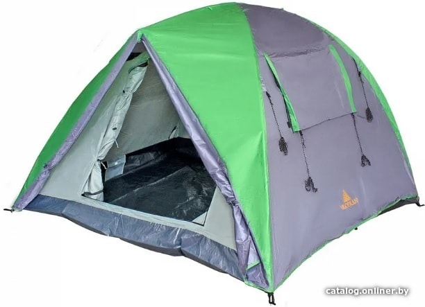 

Треккинговая палатка Woodland Solar Tour 4 Alu (серый/зеленый)