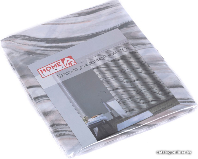 

Шторка-занавеска для ванны Home Line 58AMT203346