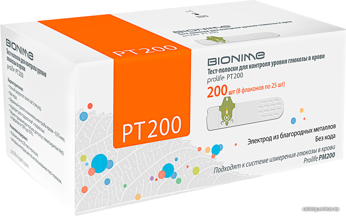 

Тест-полоски Bionime PТ 200 (200 шт)