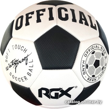 

Мяч RGX RGX-FB-1718 (5 размер, белый/черный)