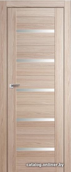 

Межкомнатная дверь ProfilDoors 7X 60x200 (капучино мелинга/стекло триплекс белый)