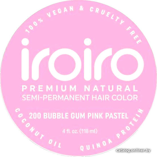 

Краситель прямого действия Iroiro П200 118 мл (нежно-розовый)