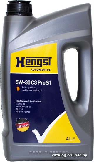 

Моторное масло Hengst 5W-30 C3 Pro 4л