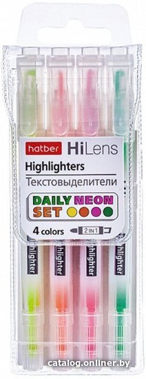 

Набор маркеров Hatber Hi-Lens Neon HL-066141 (4 шт)