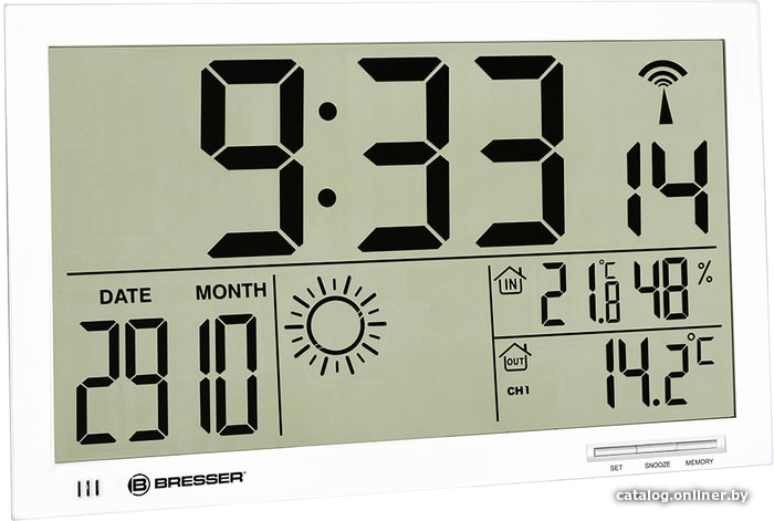 

Метеостанция Bresser MyTime Jumbo LCD 74647