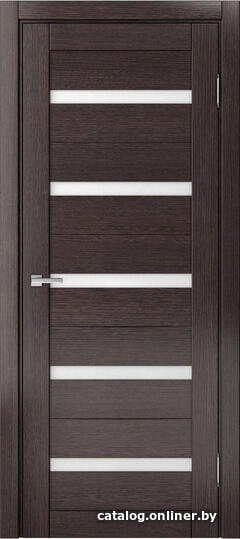 

Межкомнатная дверь MDF-Techno Dominika 100 70x200 (дуб серый, стекло лакобель белый)
