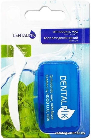 

Воск ортодонтический Dentalpik Мята с дозатором