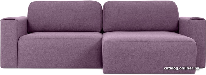 

Угловой диван Divan Санту-1 Textile Plum (рогожка apollo plum, фиолетовый)