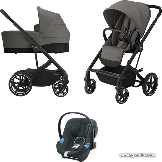 

Универсальная коляска Cybex Balios S Lux (3 в 1, soho grey)