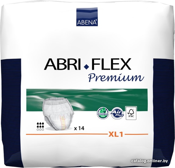 

Трусы-подгузники для взрослых Abena Abri-Flex XL1 Premium (14 шт)