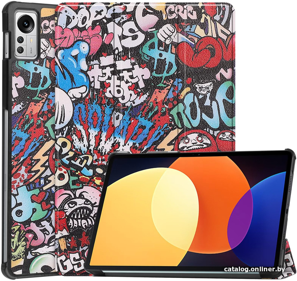 

Чехол для планшета JFK Smart Case для Xiaomi Pad 5 Pro 12.4 (граффити)