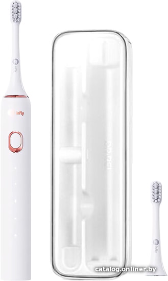 

Электрическая зубная щетка Infly Sonic Electric Toothbrush PT02 (футляр, 2 насадки, белый)