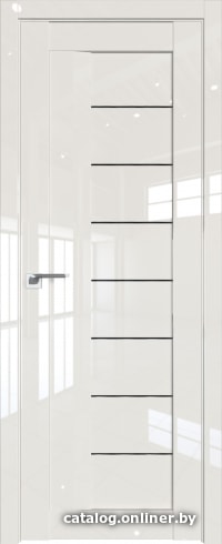 

Межкомнатная дверь ProfilDoors 17L 90x200 (магнолия люкс, стекло дождь черный)