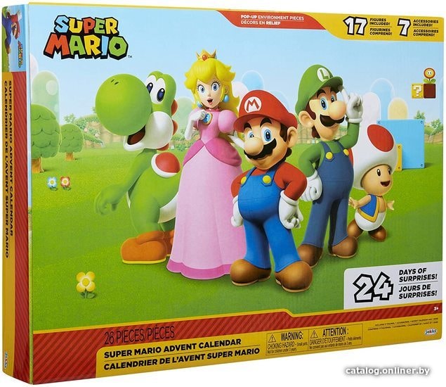 

Адвент календарь Jakks Pacific Nintendo Super Mario