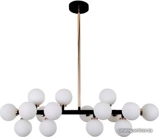 

Люстра средней высоты Lumina Deco Marsiada LDP 6033-16 BK+GD