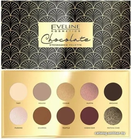 

Палитра теней Eveline Cosmetics Chocolate (10 г)