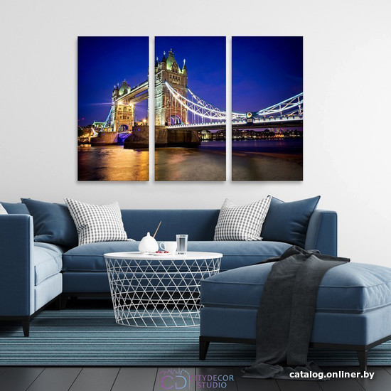 

Модульная картина Citydecor Города/Архитектура 7.4 75x117 см