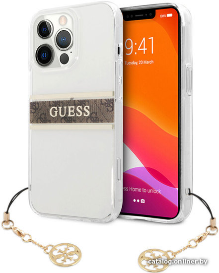 

Чехол для телефона CG Mobile Guess для Apple iPhone 13 Pro Max GUHCP13XKB4GBR