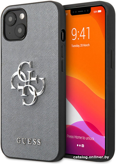 

Чехол для телефона CG Mobile Guess для iPhone 13 mini GUHCP13SSA4GSGR