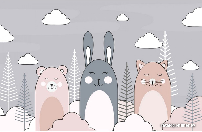 

Фотообои Citydecor Cute&Lovely 4 с защитным покрытием 400x260