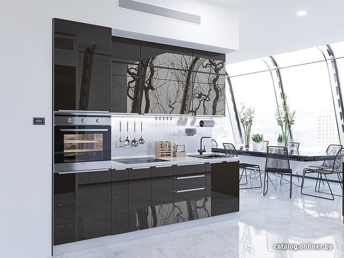 

Готовая кухня Vivat Mebel Фьюжн-03 (anthracite)