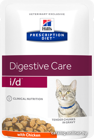 

Пресервы Hill's Prescription Diet i/d Feline Курица 0.085 кг