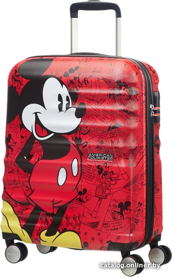 

Чемодан-спиннер American Tourister Wavebreaker Mickey Comics Red 55 см